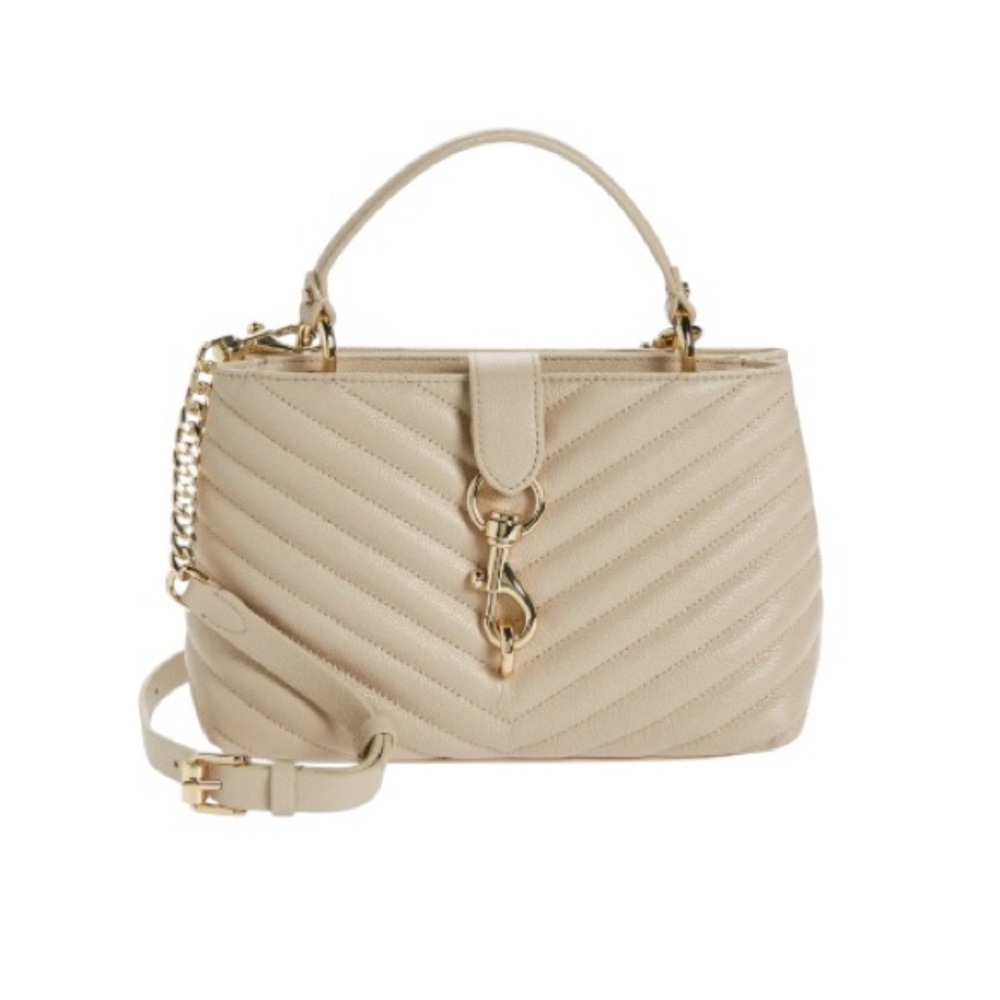 [Rebecca Minkoff] Edie Chevron Quilted Leather Handbag